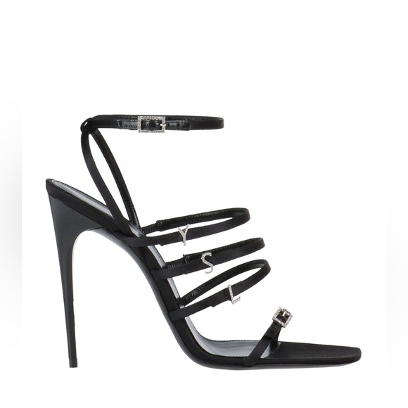 Saint Laurent Black Heels Polished Leather Sophistication - Picture 4 of 4